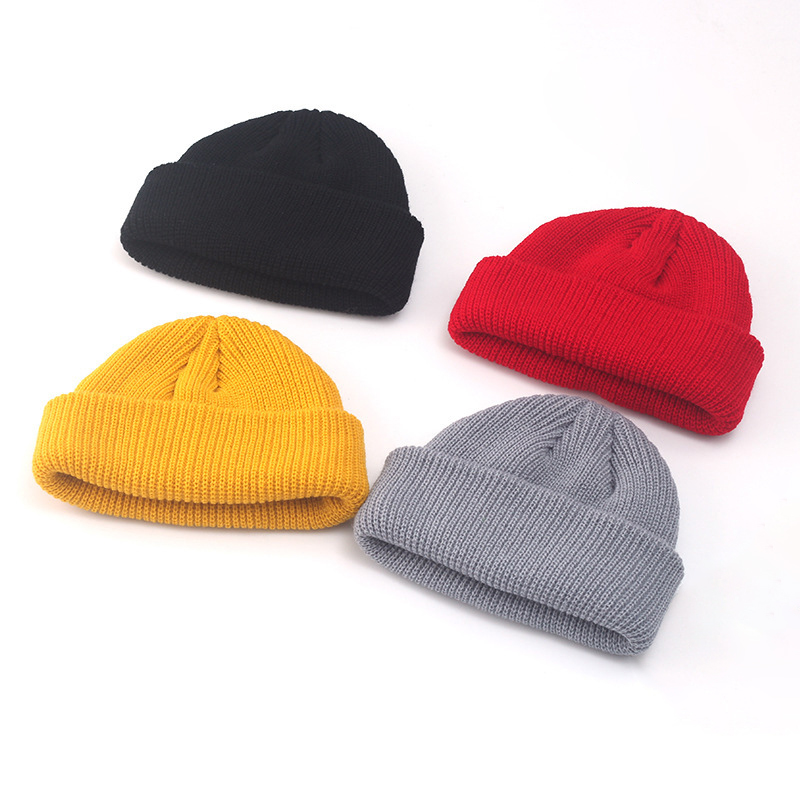 Beanie Unisex Hat Ribbed Knitt - Beanie Cuffed Knit recension och pris